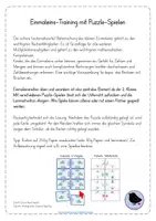 Vorschau - Stationenlernen - Einmaleins Training: 15 Puzzle (alle Reihen, gemischte Reihen) - Seite 1