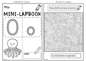 Vorschau - Unterrichtsreihen - Mini-Lapbook | Buchstabe O/o | Buchstabeneinführung - Seite 2