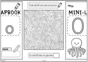 Vorschau - Unterrichtsreihen - Mini-Lapbook | Buchstabe O/o | Buchstabeneinführung - Seite 3
