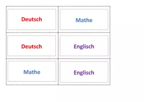 Vorschau - Anderer Materialtyp - Vorlage für Kleinteilemagazin mit 9 Schüben - Deckblatt