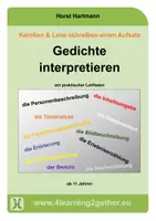 Vorschau - Unterrichtsreihen - Karolien & Lena / Gedichte interpretieren - Deckblatt