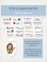 Vorschau - Arbeitsblätter - Stop&Swap Karten (1. Lernjahr) - Deckblatt