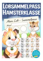 Vorschau - Fördermaterial/Inklusion - Hamster Lobkärtchen Stempelkarte - Deckblatt