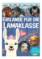 Vorschau - Mal- und Bastelvorlagen - Girlande Schulanfang Lamaklasse / Wimpel - Deckblatt