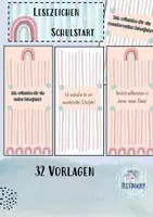 Vorschau - Mal- und Bastelvorlagen - Paket: Schulstart Geschenke (Lesezeichen, Orakel, Stundenplan) - Seite 1
