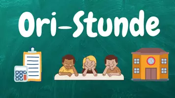 Vorschau - Poster - Titelbild Ori-Stunde Klassenstunde Powerpoint Präsentation Ipad Smartboard - Deckblatt