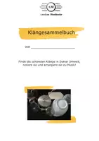 Vorschau - Arbeitsblätter - Klängesammelbuch: Klänge erzeugen und nutzen - Deckblatt