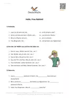 Vorschau - Fördermaterial/Inklusion - Deutschfuchs A1 - 8 - Hallo, Frau Rahimi! - Deckblatt