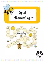 Vorschau - Spiele - Die Biene - Spiel Bienenflug - Deckblatt