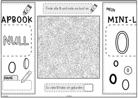 Vorschau - Unterrichtsreihen - Mini-Lapbook | Ziffer 0 | Zifferneinführung - Seite 3