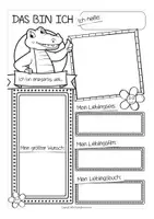 Vorschau - Arbeitsblätter - Das bin ich - Krokodilklasse Arbeitsblätter zum Vorstellen - Seite 3