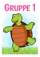 Vorschau - Mal- und Bastelvorlagen - Gruppenschilder Schildkrötenklasse kostenlos - Seite 1