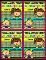 Vista previa - Juegos / Gamificación - I CAN PLAY Series I HAVE WHO HAS COLORES & FORMAS ESPAÑOL - página 1