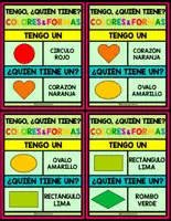 Vista previa - Juegos / Gamificación - I CAN PLAY Series I HAVE WHO HAS COLORES & FORMAS ESPAÑOL - página 2