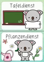 Vorschau - Bildkarten - Koala | Dienste für das Klassenzimmer | Tafelmaterial - Seite 1