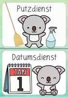 Vorschau - Bildkarten - Koala | Dienste für das Klassenzimmer | Tafelmaterial - Seite 2