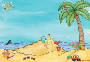 Vorschau - Arbeitsblätter - Bundle Lesespaziergang - Ein rätselhafter Tag am Strand + interaktive Lösung - Seite 2
