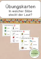Vorschau - Spiele - Übungskarten - In welcher Silbe hörst du den Laut - Deckblatt