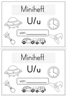 Vorschau - Unterrichtsreihen - Buchstabe U / u - Miniheft für die Buchstabeneinführung - Seite 1