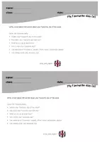 Vorschau - Stundenentwürfe - Writing task - my favourite day - Seite 2
