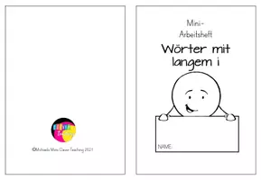Vorschau - Arbeitsblätter - Wörter mit langem i, ie oder ieh Übungen Mini-Arbeitsheft - Seite 2