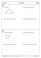 Vorschau - Arbeitsblätter - Arbeitsblätter - Raum & Form - Figuren abzeichnen - Seite 3