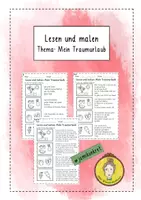 Vorschau - Arbeitsblätter - Lesen und malen - Mein Traumurlaub - Deckblatt