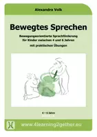 Vorschau - Spiele - Bewegtes Sprechen - Bewegungsorientierte Sprachförderung für Kinder zwischen 4 und 6 Jahren - Deckblatt