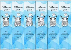Vorschau - Anderer Materialtyp - Willkommen zurück Lesezeichen - Begrüßungsgeschenk - Seite 2