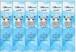 Vorschau - Anderer Materialtyp - Willkommen zurück Lesezeichen - Begrüßungsgeschenk - Seite 3