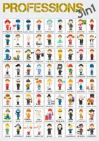 Vorschau - Stationenlernen - Professions 3 in 1 - Deckblatt