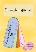 Vorschau - Fördermaterial/Inklusion - Einmaleinsfächer / Kleines Einmaleins - Deckblatt