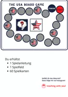 Vorschau - Spiele - The USA board game - Deckblatt