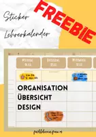 Vorschau - selbst erstellte Cliparts/Grafiken - Kalender-Sticker - Deckblatt