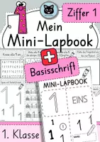 Vorschau - Unterrichtsreihen - Mini-Lapbook BASISSCHRIFT | Ziffer 1 | Zifferneinführung - Deckblatt