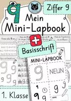 Vorschau - Unterrichtsreihen - SPARPAKET Mini-Lapbooks von 0-9 | BASISSCHRIFT - Seite 1