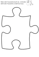Vorschau - Mal- und Bastelvorlagen - Kooperatives Puzzle in Kunst - Wir passen zusammen - Soziales Lernen - Seite 3