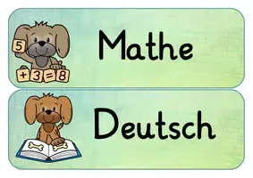 Vorschau - Poster - Tagestransparenz Hundeklasse Aushang Stundenplan - Seite 2