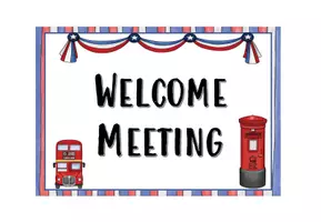 Vorschau - Bildkarten - Welcome Meeting - Deckblatt