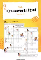 Vorschau - Arbeitsblätter - Kreuzworträtsel Emotionen - Deckblatt