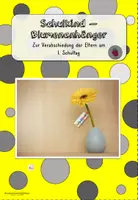 Vorschau - Anderer Materialtyp - Schulkind Blumenanhänger - 1. Schultag - Deckblatt