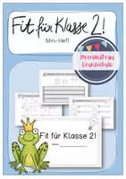 Vorschau - Arbeitsblätter - Fit für Klasse 2! (Mini-Heft mit Wiederholungsaufgaben) - Deckblatt