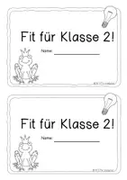 Vorschau - Arbeitsblätter - Fit für Klasse 2! (Mini-Heft mit Wiederholungsaufgaben) - Seite 2