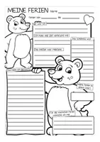Vorschau - Arbeitsblätter - Bär / Bärenklasse Ferienbericht - Seite 3