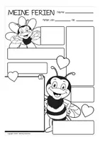 Vorschau - Arbeitsblätter - Ferienbericht Bienenklasse Arbeitsblätter - Seite 3