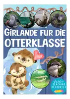 Vorschau - Mal- und Bastelvorlagen - Girlande Schulanfang Otterklasse - Deckblatt