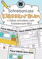 Vorschau - Arbeitsblätter - Schreibanlass Klassenraum-Bild | ab Klasse 2 - Deckblatt