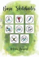 Vorschau - selbst erstellte Cliparts/Grafiken - Absolute Basic Sketchnotes für die Tafel - Deckblatt