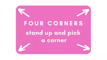 Vorschau - Präsentationen/Tafelbilder - Four Corners - Getting to know each other activity - Seite 1