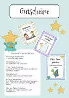 Vorschau - Fördermaterial/Inklusion - Gutscheine für die Grundschule - Deckblatt